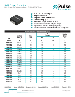 PA4341.102NLT Datasheet PDF Pulse Electronics