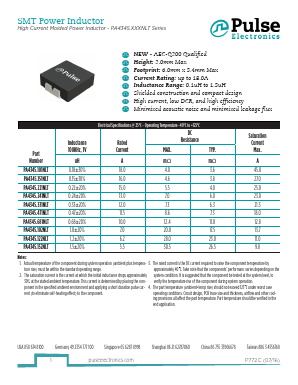 PA4345.152NLT Datasheet PDF Pulse Electronics