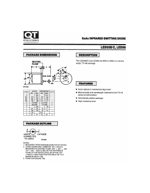 LED56 Datasheet PDF QT Optoelectronics => Fairchildsemi