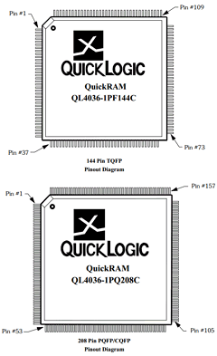 QL4036-0PQ208C Datasheet PDF QuickLogic Corporation