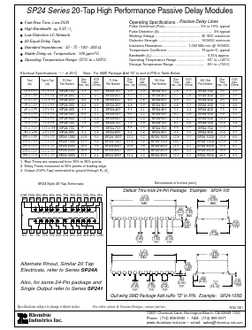 SP24-2507 Datasheet PDF Rhombus Industries Inc.