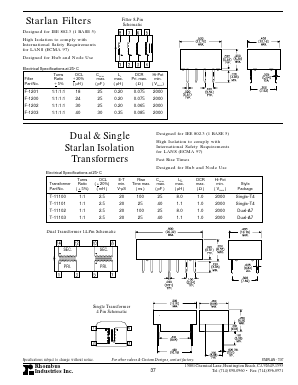 F-1202 Datasheet PDF Rhombus Industries Inc.