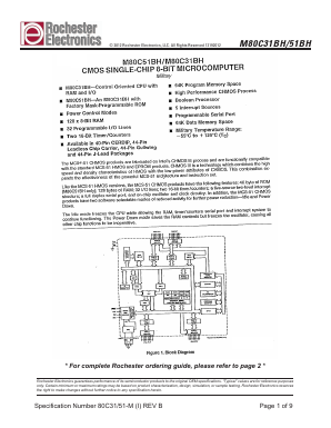 MZ80C51BH Datasheet PDF Rochester Electronics