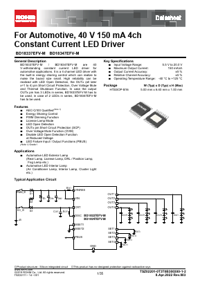 BD18347EFV-M Datasheet PDF ROHM Semiconductor