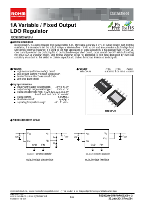 BD33GC0WEFJ-E2 Datasheet PDF ROHM Semiconductor