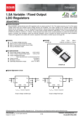 BD33HC5WEFJ-E2 Datasheet PDF ROHM Semiconductor