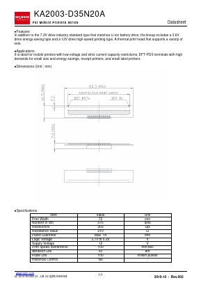 KA2003-D35N20A Datasheet PDF ROHM Semiconductor
