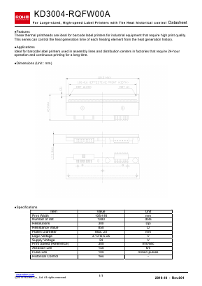 KD3004-RQFW00A Datasheet PDF ROHM Semiconductor