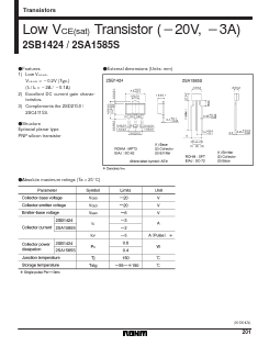 2SA1585STPR Datasheet PDF ROHM Semiconductor