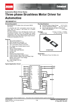 BD16852EFV-C Datasheet PDF ROHM Semiconductor
