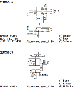 2SC5585 Datasheet PDF ROHM Semiconductor