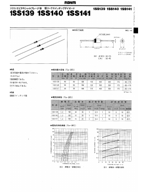 1SS141 Datasheet PDF ROHM Semiconductor