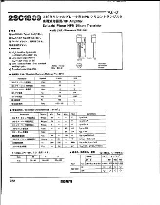 C1809 Datasheet PDF ROHM Semiconductor