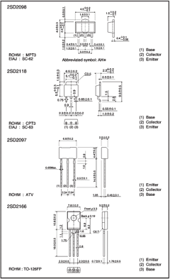 2SD2118R Datasheet PDF ROHM Semiconductor