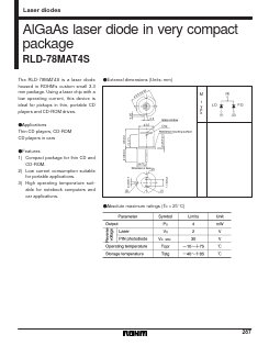 RLD-78MAT4S Datasheet PDF ROHM Semiconductor