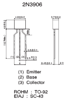 MMST3906 Datasheet PDF ROHM Semiconductor