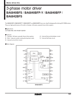BA6840BFS Datasheet PDF ROHM Semiconductor