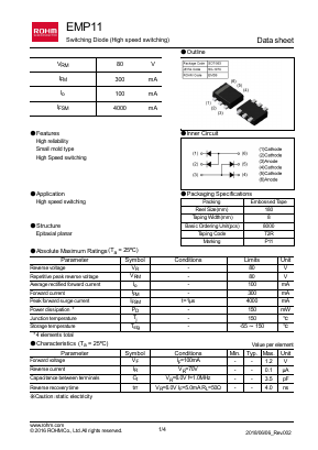 EMP11 Datasheet PDF ROHM Semiconductor