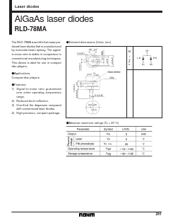 RLD-78MA Datasheet PDF ROHM Semiconductor