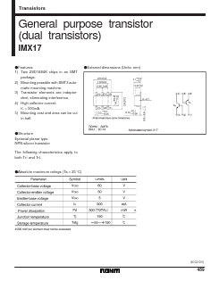 IMX17T110 Datasheet PDF ROHM Semiconductor