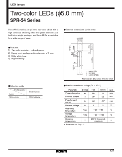 SPR-54MVW__ Datasheet PDF ROHM Semiconductor