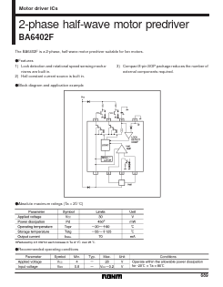 BA6402 Datasheet PDF ROHM Semiconductor