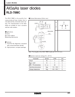 RLD-78MC Datasheet PDF ROHM Semiconductor