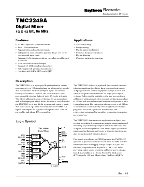 TMC2249AKEC2 Datasheet PDF Raytheon Company