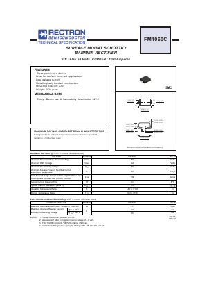 FM1060C Datasheet PDF Rectron Semiconductor