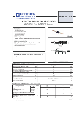SPKC20100F Datasheet PDF Rectron Semiconductor