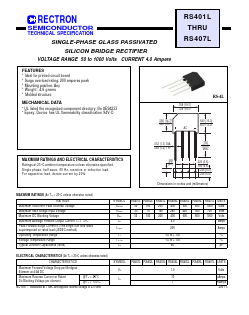 RS407L Datasheet PDF Rectron Semiconductor