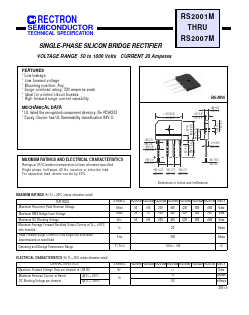 RS2002M Datasheet PDF Rectron Semiconductor