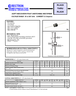 RL826 Datasheet PDF Rectron Semiconductor