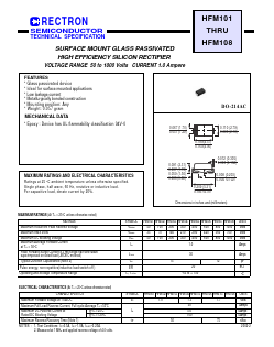 HFM104 Datasheet PDF Rectron Semiconductor