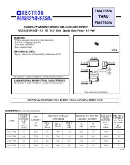 FM4739W Datasheet PDF Rectron Semiconductor