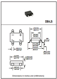 DB151LS-HF Datasheet PDF Rectron Semiconductor