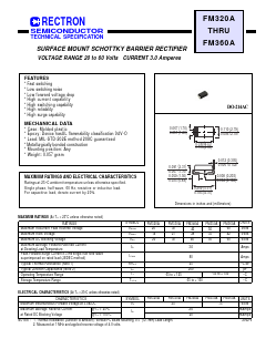 FM320A Datasheet PDF Rectron Semiconductor