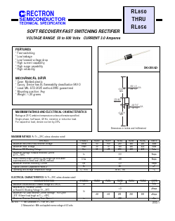 RL856 Datasheet PDF Rectron Semiconductor