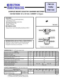 FMB130 Datasheet PDF Rectron Semiconductor