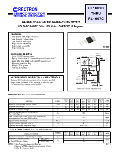 RL1607C Datasheet PDF Rectron Semiconductor