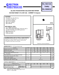 RL1605CS Datasheet PDF Rectron Semiconductor