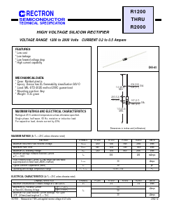 R1200 Datasheet PDF Rectron Semiconductor