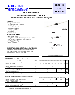 HER301G Datasheet PDF Rectron Semiconductor