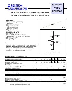 HER202G Datasheet PDF Rectron Semiconductor