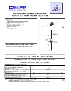3KP Datasheet PDF Rectron Semiconductor