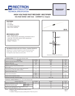 R6000F Datasheet PDF Rectron Semiconductor