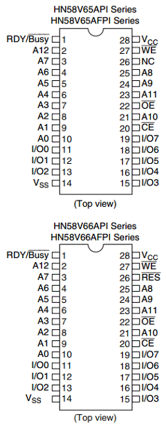 HN58V65AT-10SR Datasheet PDF Renesas Electronics