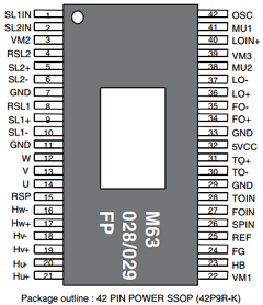 M63028FP Datasheet PDF Renesas Electronics
