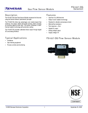 FS1027-1001-DG Datasheet PDF Renesas Electronics