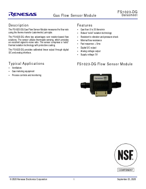 FS1023-DG Datasheet PDF Renesas Electronics